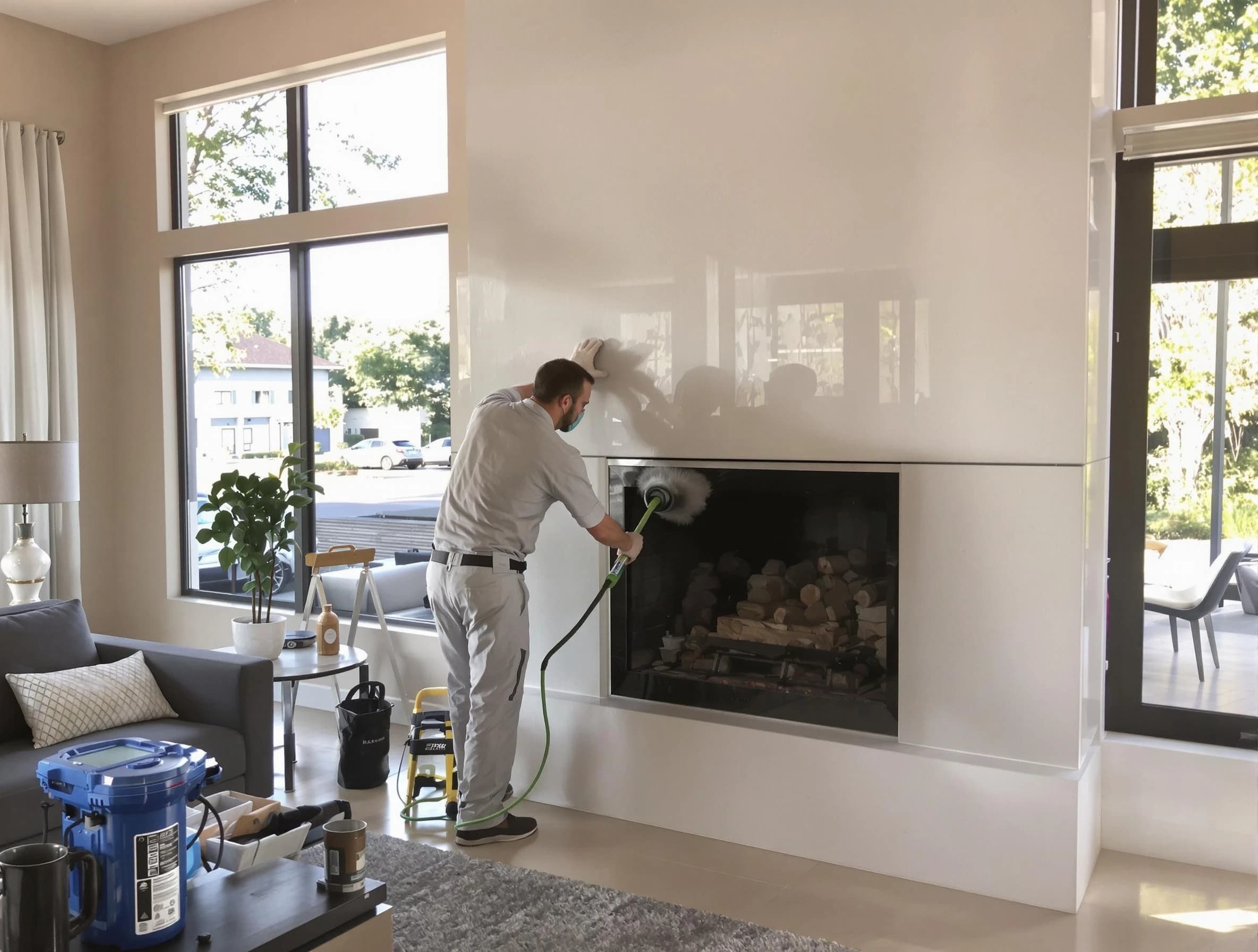 Bosque Farms Chimney Sweep performing thorough soot removal in Bosque Farms, NM