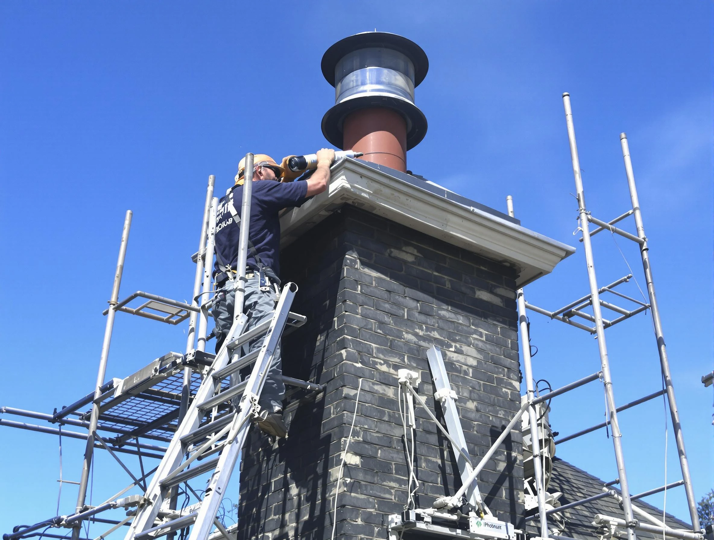 Sturdy chimney crown finished by Bosque Farms Chimney Sweep in Bosque Farms, NM